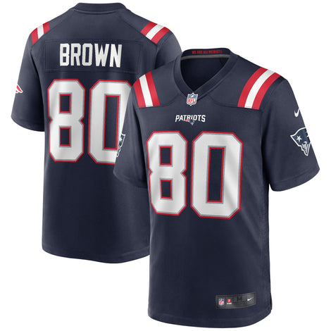 Troy Brown New England Patriots Nike Game Retired Player Jersey - 1