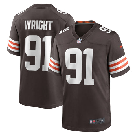 Alex Wright Cleveland Browns Nike Team Game Jersey - 1