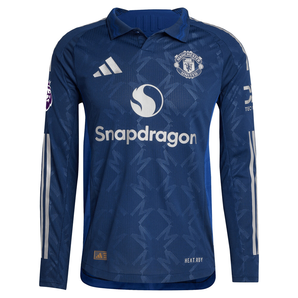 Rasmus H??lund Manchester United adidas 2024/25 Home Authentic Long Sleeve Player Jersey - 1