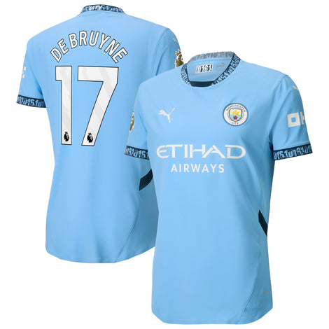 Kevin De Bruyne Manchester City Puma 2024/25 Home Authentic Player Jersey - 1