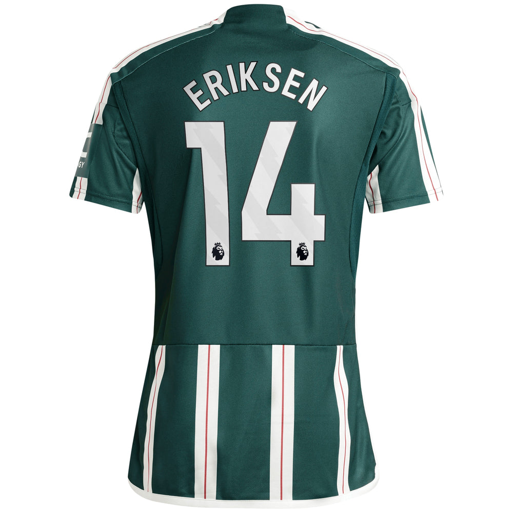 Christian Eriksen Manchester United adidas 2023/24 Away Player Jersey - 1