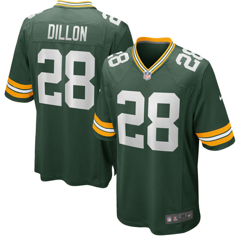 AJ Dillon Green Bay Packers Nike Team Game Jersey - 1