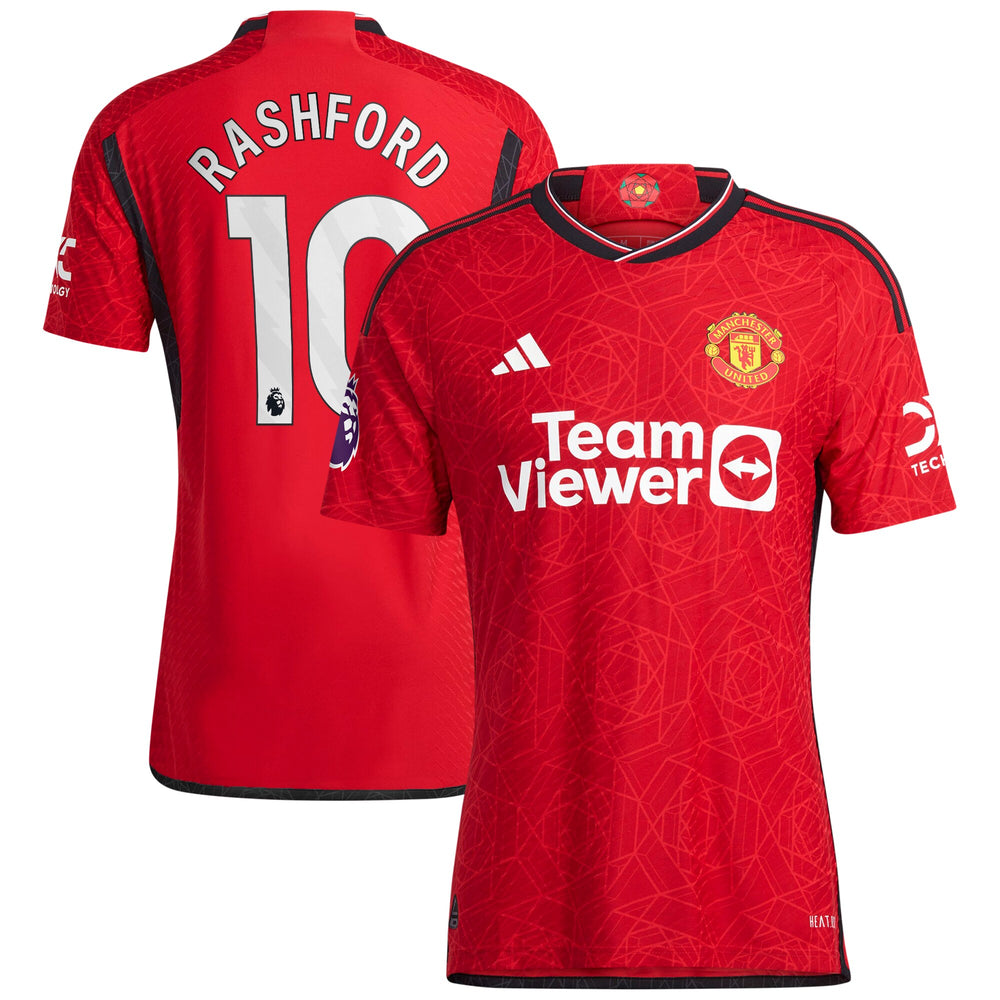Marcus Rashford Manchester United adidas 2023/24 Away Authentic Player Jersey - 1