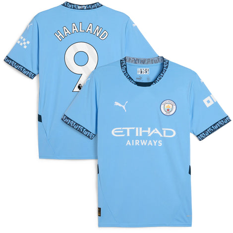 Erling Haaland Manchester City Puma 2024/25 Home Replica Player Jersey - 1
