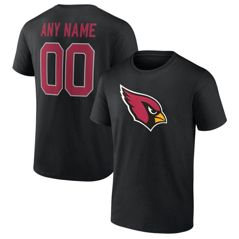 Arizona Cardinals Team Authentic Personalized Name & Number T-Shirt - 1