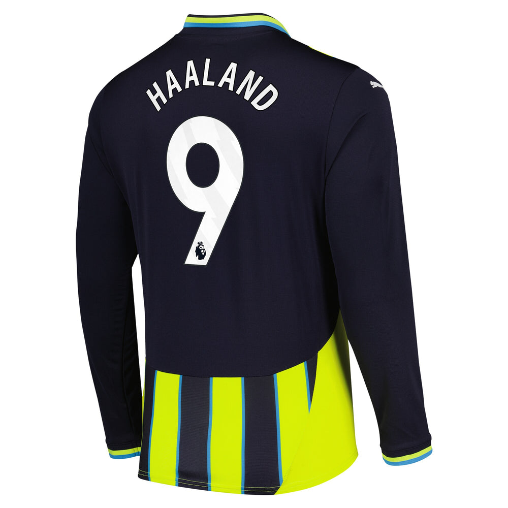 Erling Haaland Manchester City Puma 2024/25 Home Replica Long Sleeve Player Jersey - 1