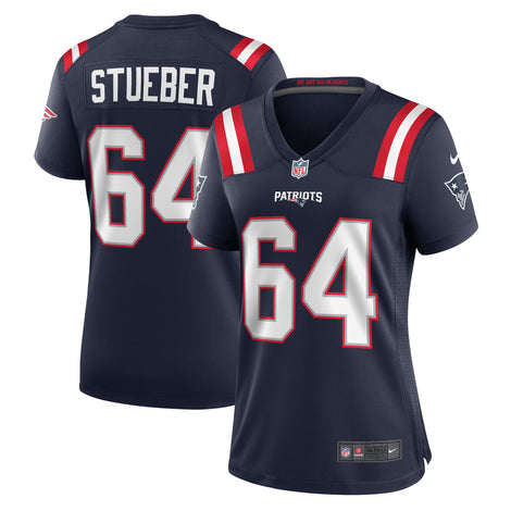 Andrew Stueber New England Patriots Nike Women's Game Player Jersey - 1