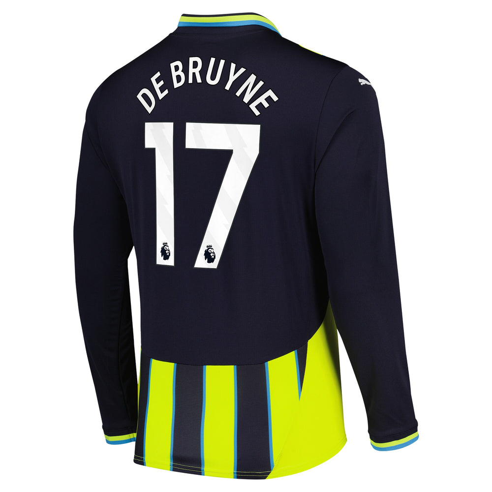 Kevin De Bruyne Manchester City Puma 2024/25 Home Replica Long Sleeve Player Jersey - 1