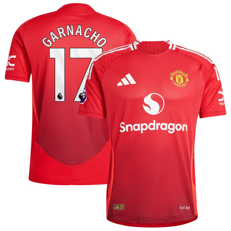 Alejandro Garnacho Manchester United 2024/25 Home Authentic Player Jersey - 1