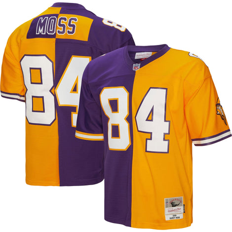Randy Moss Minnesota Vikings Mitchell & Ness 1998 Split Legacy Jersey - 1