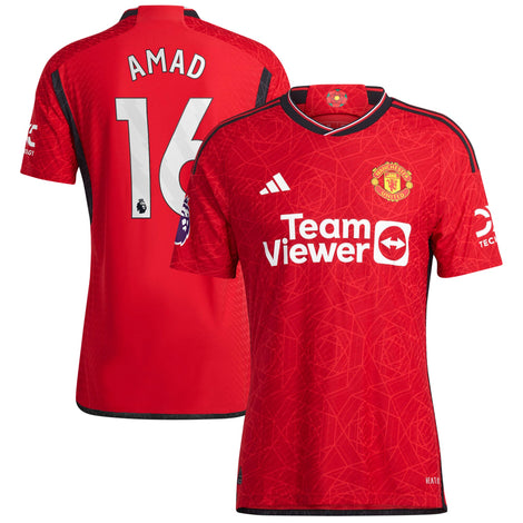 Amad Diallo Manchester United adidas Authentic Player Jersey????Red - 1