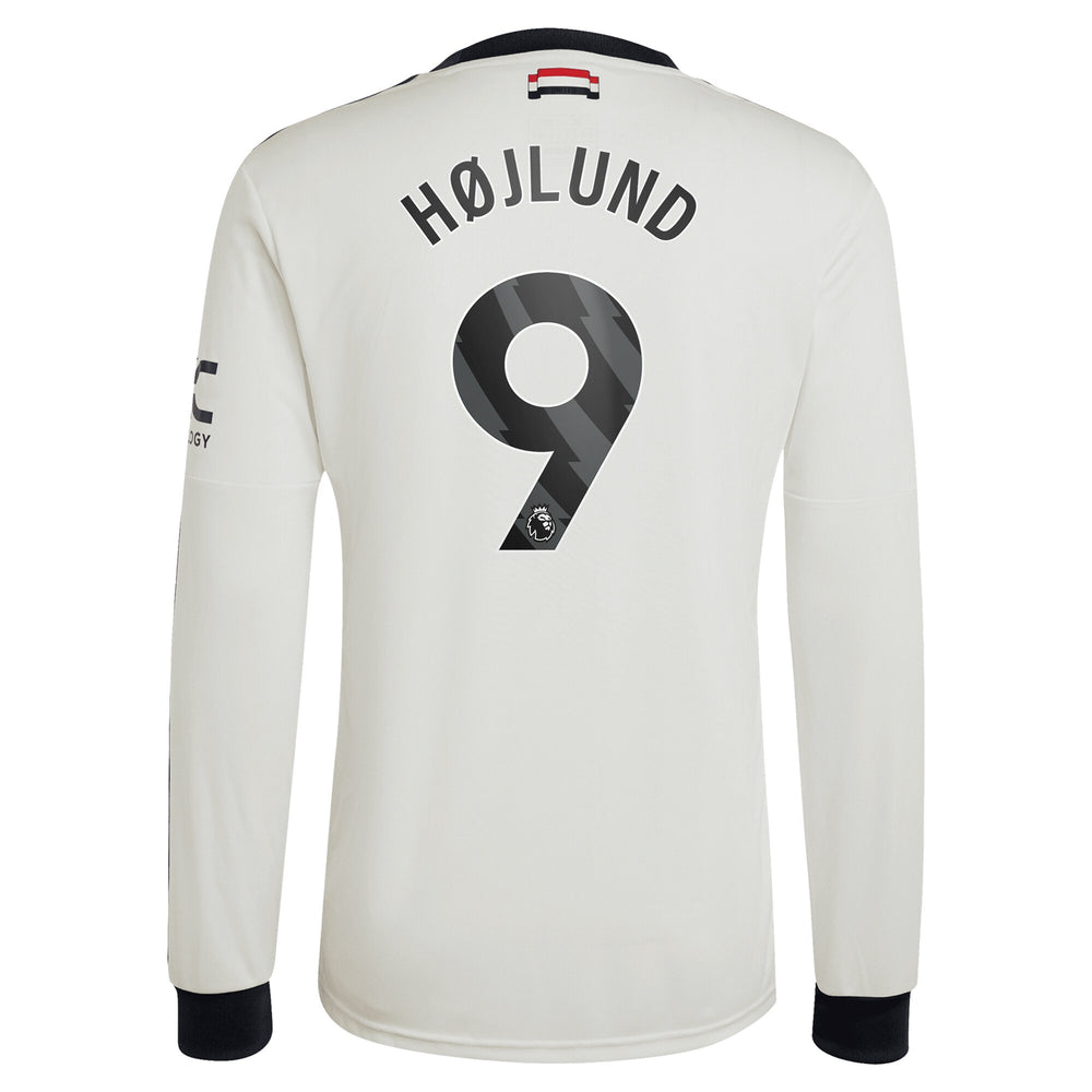 Rasmus H??lund Manchester United adidas 2024/25 Away Long Sleeve Player Jersey - 1