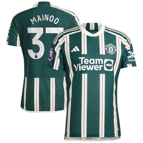 Kobbie Mainoo Manchester United adidas 2023/24 Away Authentic Player Jersey - 1